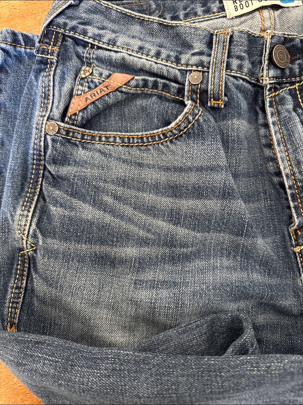 Ariat M2 Traditional Relaxed Cleveland Boot Cut Jeans 30x34 - Picture 4 of 4